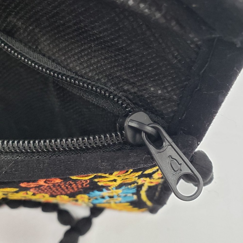 India Multicoloured Envelope Embroidered Paisley Bag - Picture 3 of 13